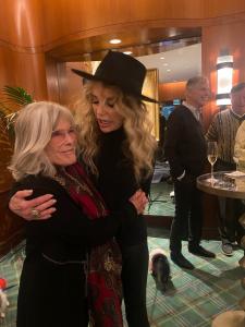 Andrea Eastman and Dyan Cannon
