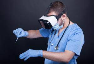 Medical Professional training via imitation with the help of a Virtual Reality headset