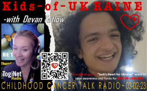 Childhood Cancer Talk Radio Features Devan Tatlow