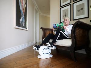 PhysioPedal by Nobol is the world's first cordless, portable, and motorized exercise device for all abilities.