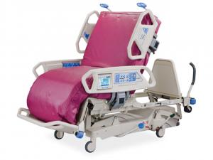 A photo of a Hill Rom P1900 TotalCare Sport 2 bed in a full chair position